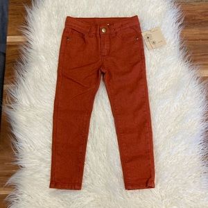 vignette skinny jeans autumn burnt orange size 4 or 6 unisex back to school